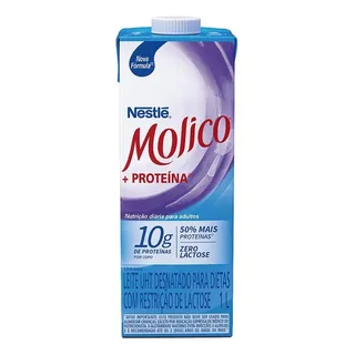 Leite Uht Desnatado Zero Lactose Molico +proteĂna Caixa Com Tampa 1l Leite Uht Desnatado Zero Lactose Molico +proteĂna Caixa Com Tampa 1l