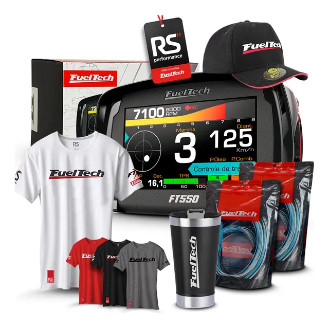 Injeção Programável Fueltech Ft550 - Chicote Motor Dianteiro