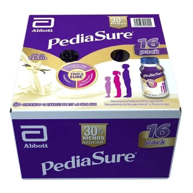 Pediasure Plus Caja Con 16 Botellas, 3 Sabores Msi