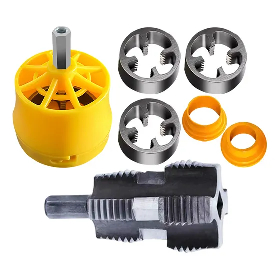 Para Furadeira Elétrica Manual Diy Pvc Pipe Threader Compatí