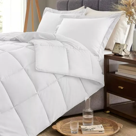 Acolchado Edredon Con Fundas Hotelero Queen Size 240x260 Cm