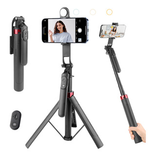 Palo Selfie Trípode Con Control Remoto Y Bluetooth Led 180cm Palo Selfie Trípode Con Control Remoto Y Bluetooth Led 180cm