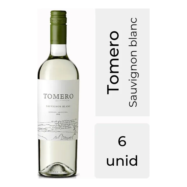 Vino Blanco Tomero Sauvignon Blanc Caja X6 750ml Mp Drinks