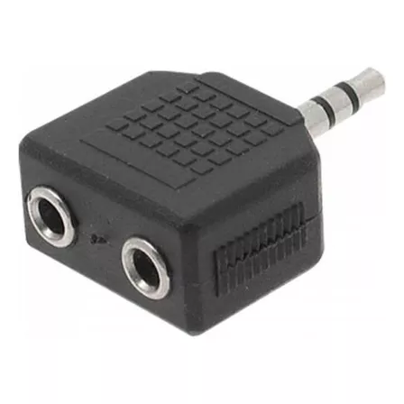 Adaptador Audifonos 2 En 1 Stereo 3.5mm Macrotel