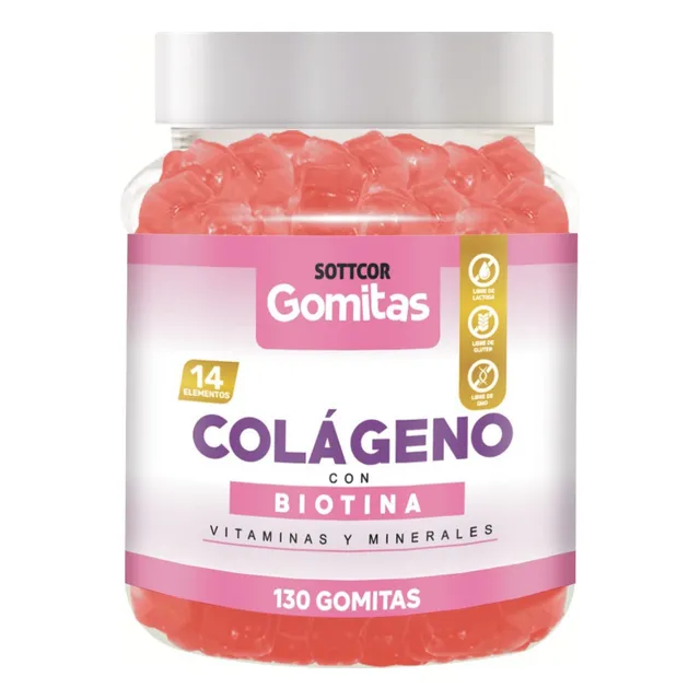 Colágeno Con Biotina - Gomitas Sottcor X 130 Un