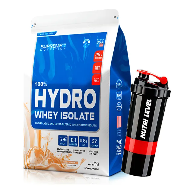 100% Hydro Whey Isolate 2.43 Lb - Supreme Nutrition Vainilla