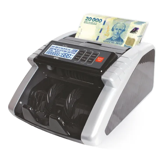 Contadora De Billetes Overtech Al-1000 Con Detector De Falsos Y Pantalla Led