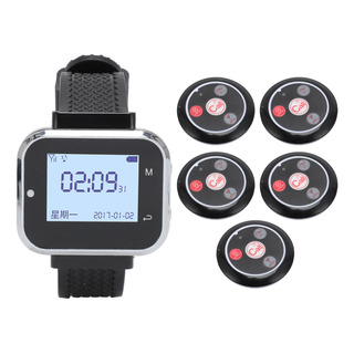 Relógio Recarregável Caregiver Pager System Wireless Calling Relógio Recarregável Caregiver Pager System Wireless Calling