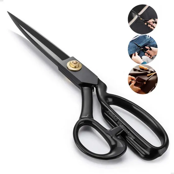 Tesoura Profissional de Alfaiate Tecelão VBS Brasil Corte Costura 9 Polegadas Cor Preto Eva