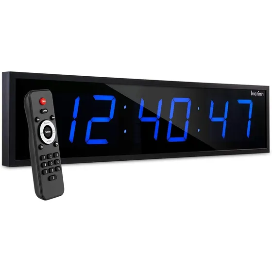 Ivatio Reloj Digital 36in Cronometro Alarma Cuenta Regresiva