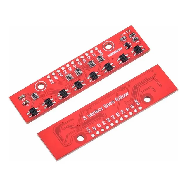 Modulo Qtr-8a Sensores Reflectivos Seguidor De Linea Arduino