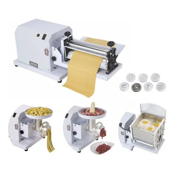 Arke multi mix máquina de massa caseira laminador moedor carne sovadeira