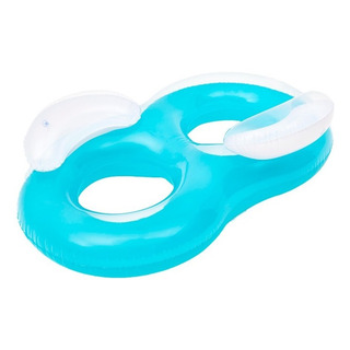 Sillón Inflable Flotador Para Dos Personas Salvavidas Azul Sillón Inflable Flotador Para Dos Personas Salvavidas Azul