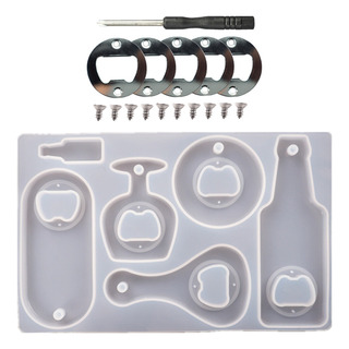 Botella U Corkscrew Diy, Resina De Cristal, Epoxi, Para Cerv Botella U Corkscrew Diy, Resina De Cristal, Epoxi, Para Cerv