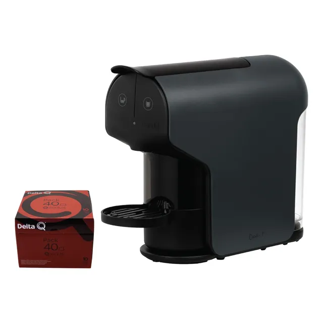 Cafeteira Expresso Quick Delta Q + Pack Qalidus 40 Cápsulas