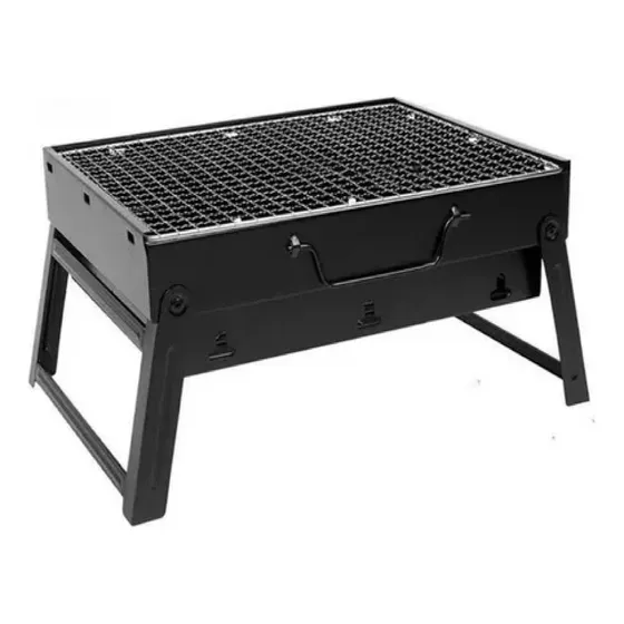Mini Asador Parrilla Brasero A Carbón Portátil Plegable