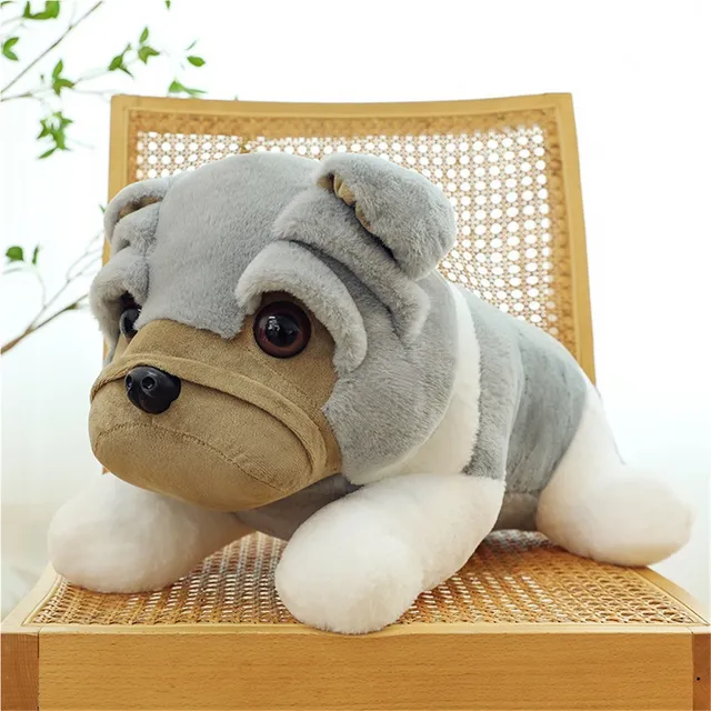 Lindo Perro Shar Pei Almohada De Peluche Muñeca Linda