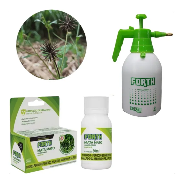 Forth Herbicida Mata Mato 30ml Concentrado + Pulverizador 2l