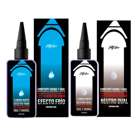 Pack 2 Gel Lubricante Intimo Anal Vaginal Neutro Frio 85ml