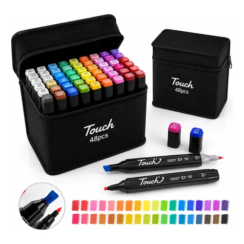 Kit Conjunto Marcador 262 Cores Canetinha Profiossional Estojo