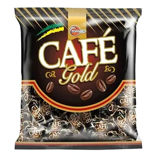 Bala Dura Toffano Gold Café 500g Bala Dura Toffano Gold Café 500g