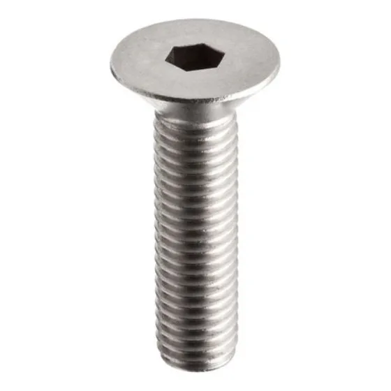 Parafuso Allen Cabeça Chata Inox M10 X 60 100 Un