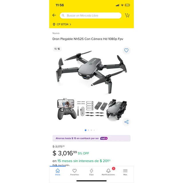 Drone Genérica 025025 Hd1080 2 Baterías Fpv Wi-fi
