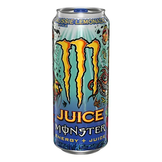 Monster Energy Aussie Lemonade Polônia Lata Cheia