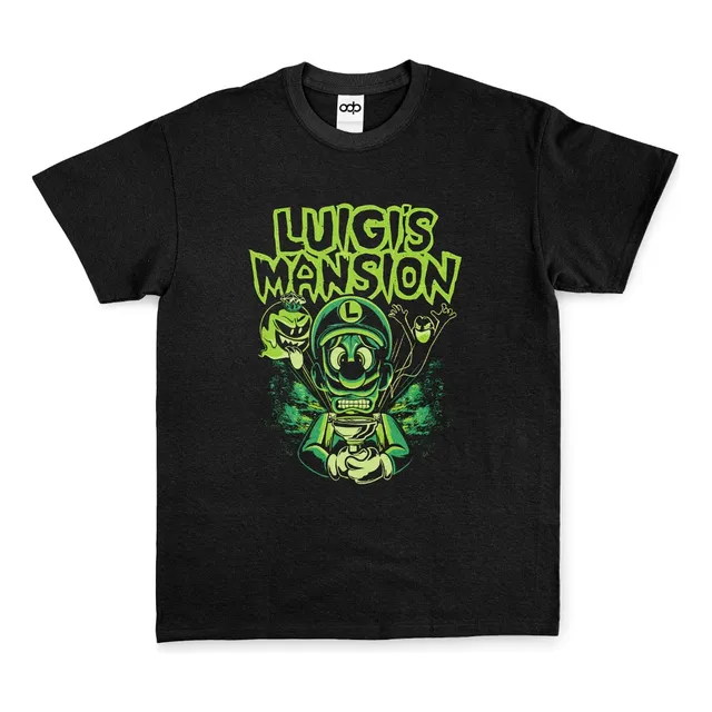 Remera Mario Bros D6 -luigi's Mansion Algodón - Videojuegos