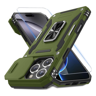 Capa Deerlamn Para iPhone 16 Pro Max Com Tampa De Câmera Des Capa Deerlamn Para iPhone 16 Pro Max Com Tampa De Câmera Des