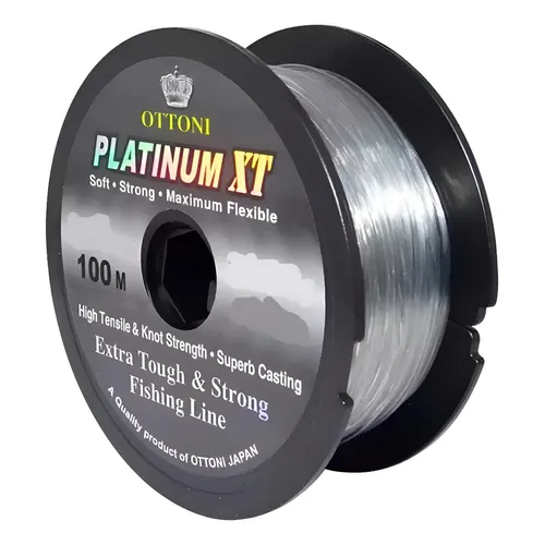 Linha Pesca Ottoni Platinum Xt Monofilamento 100 Mt 0,15 Mm