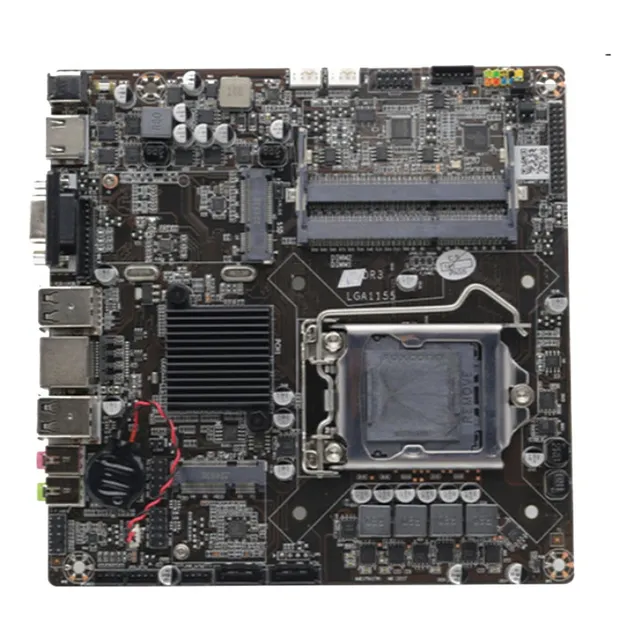Placa Madre H61 Mini Itx Lga 1155 Ddr3 Compatible Con Intel-
