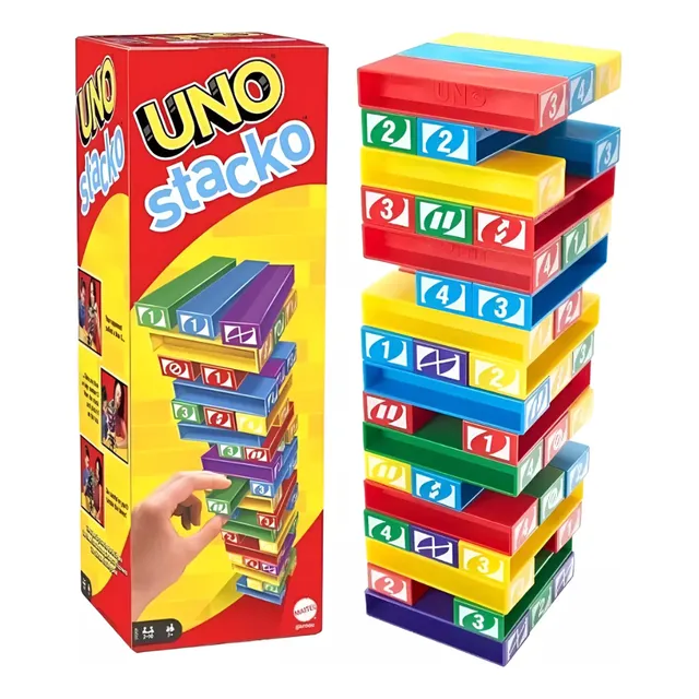 Jogo Uno Stacko Torre De Empilhar Desafio - Mattel