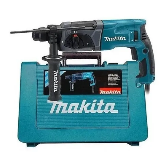 Martelete Combinado Rompedor Makita 800w Sds Plus Hr2470 