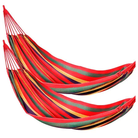 2 Hamaca Gigante 200x150 Colores Camping Metinca Color Tonos Rojos