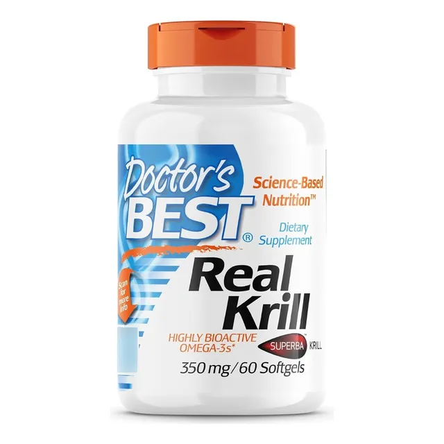 Kril Autentico 350 Mg Doctor's Best 60 Softgel