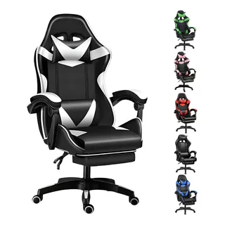 Cadeira De Escritório Led Tools Gamer ErgonÎmica Branco Com Estofado De Couro Sintético Cadeira De Escritório Led Tools Gamer ErgonÎmica Branco Com Estofado De Couro Sintético