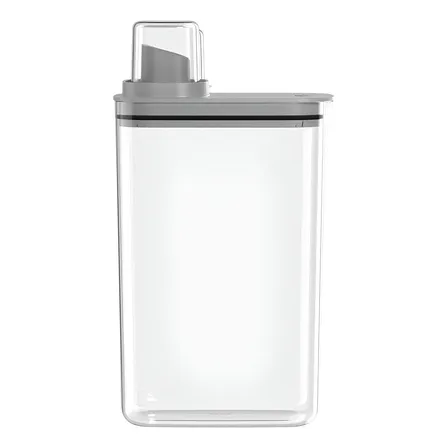 Dispenser Sabao Flow 2,3lts Fechado Martiplast Ou - Chumbo Cinza