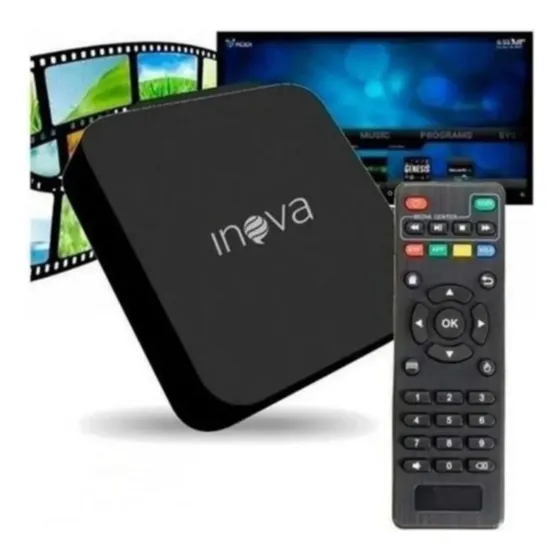 Inova Tv Box Hd Hdmi Dig-7021 Transforme Sua Tv Em Smart Pro Cor Preto Tipo de controle remoto Padrão