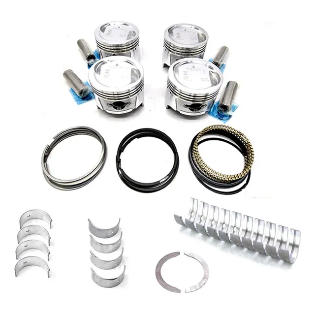 Kit Motor Pistão Anéis Bronzinas Arruela Chana 1.0 8v