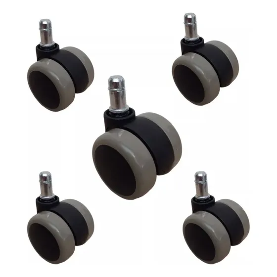 Ruedas Silla Oficina En Nylon Giratorias Alta Calidad (5und)