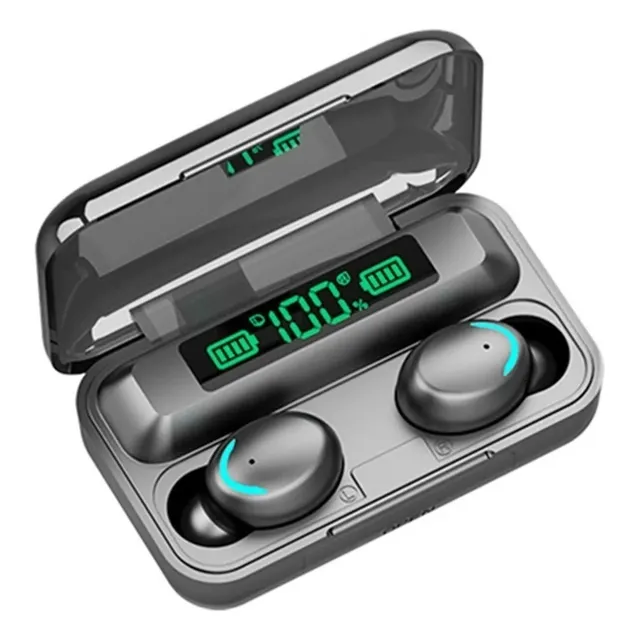 Auriculares In-ear Inalámbricos Tws Bluetooth Mti F9-5 Color Negro