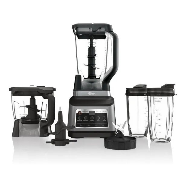 Licuadora Profesional Ninja Con Procesador De 8 Tazas Bn801 Color Negro/Acero inoxidable 110V