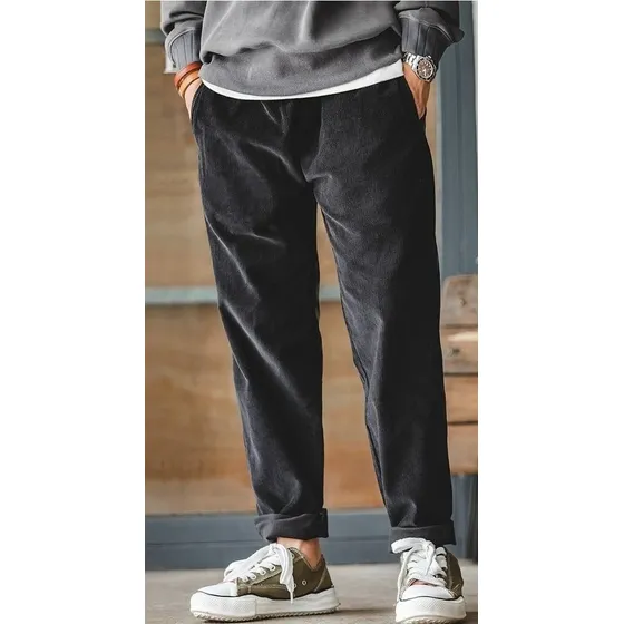 Pantalon Casual Hombre Moda Koreana De Pana
