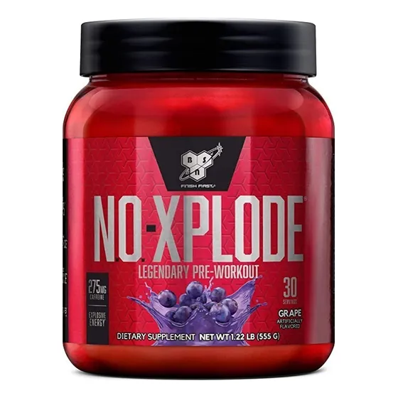 Pre Workout No- Explode Bsn 1.22 Lb De 30 Serv Sabor Uva