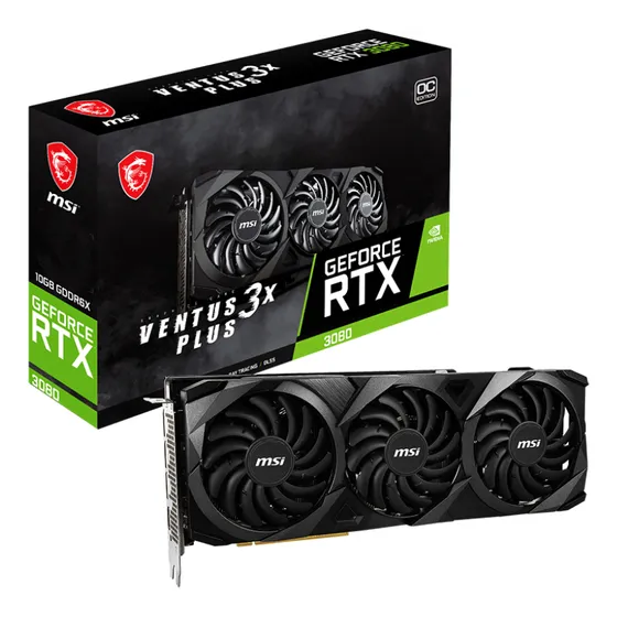 Tarjeta De Video Geforce Rtx 3080 Ventus 3x Plus 10gb Gddr6x