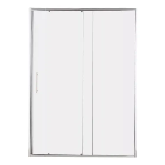 Mampara De Baño Al Piso Ajustable  135/150 - Telecompras Sc