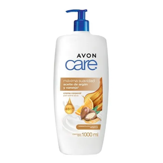 Crema Corporal Avon Care Aceite D Argán Y Naranja Loción 1lt