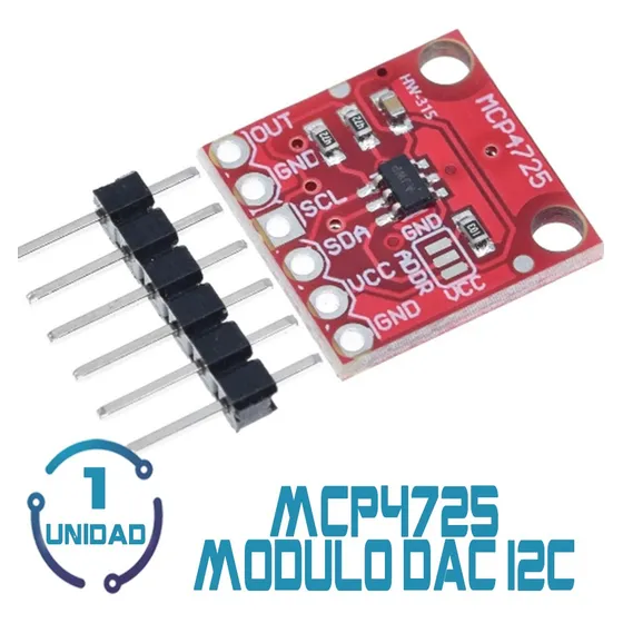 Módulo Convertidor Digital Mcp4725 Analong Eeprom I2c Dac