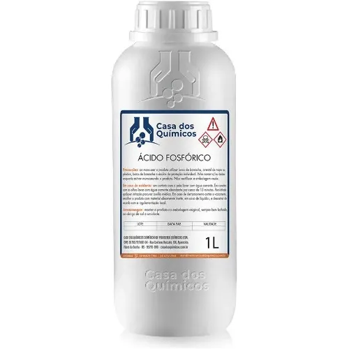 Ácido Fosfórico Alimentício 85% 1 Litro - Hidroponia